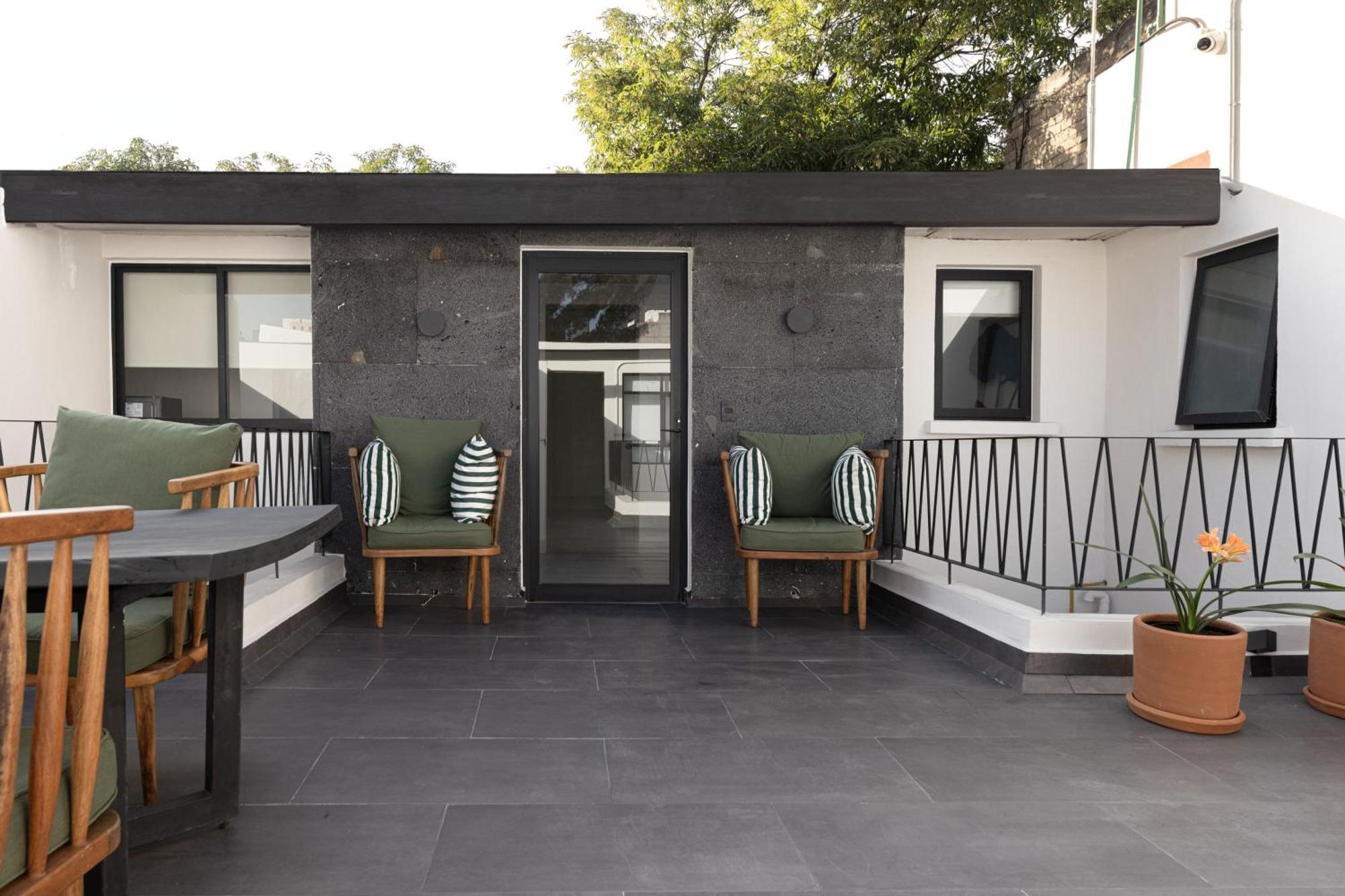 Ferienwohnung Baranda Ocho Mexiko-Stadt Exterior foto